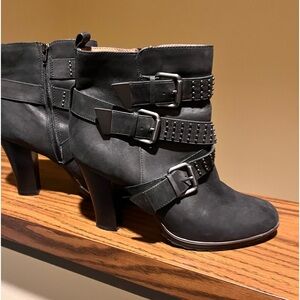 Studded Boots with silver trim